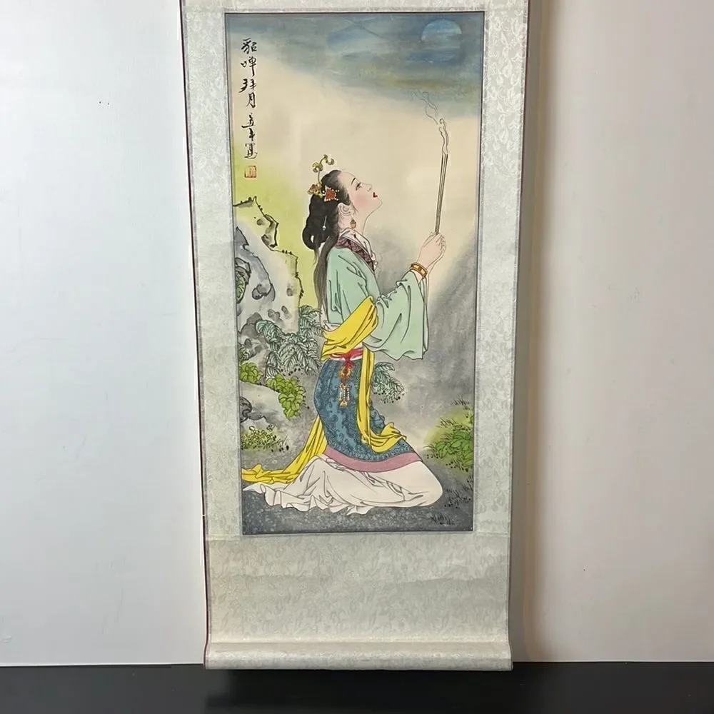 Oriental Silk Scroll 